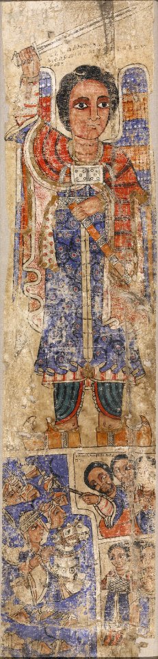 Ethiopian - Archangel Michael and the Crossing of the Red Sea - Walters 36131