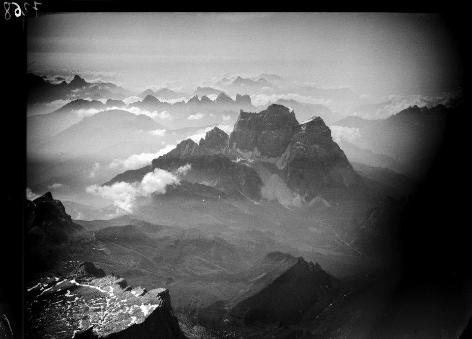 ETH-BIB-Über Falzarego Pass, Pelmetto-Inlandflüge-LBS MH01-007268