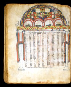 Ethiopian - Leaf from Gunda Gunde Gospels - Walters W850208V - Open Reverse