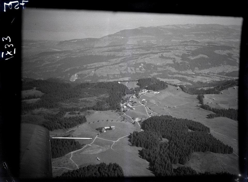 ETH-BIB-Österreich, Vorarlberg, Bödele Passhöhe zwischen Dornbirn und Schwarzenberg aus Südosten-Inlandflüge-LBS MH01-007501