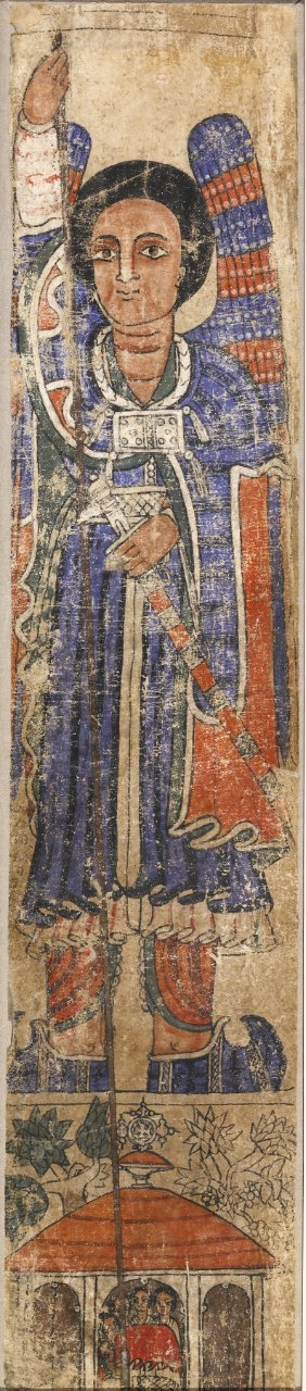 Ethiopian - Archangel Raphael and the Miracle of the Sea Monster - Walters 36132