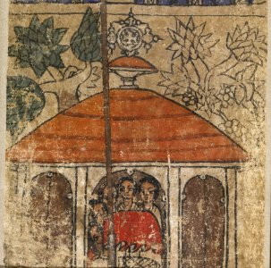 Ethiopian - Archangel Raphael and the Miracle of the Sea Monster - Walters 36132 - Detail B