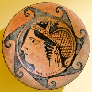 Etruscan plate MBA Rennes D863-1-80