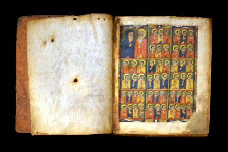 Ethiopian - Leaf from Gunda Gunde Gospels - Walters W8502R - Open Group