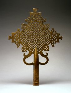 Ethiopian - Processional Cross - Walters 542942 - Side A