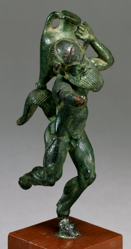 Etruscan - Satyr with Amphora - Walters 542291 - View A
