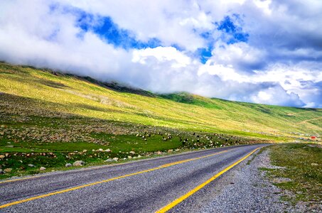Landscapes nature grass mountain