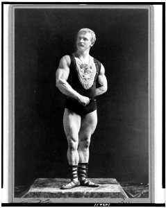 Eugen Sandow, full-length portrait, facing left) - Sarony, 37 Union Sqr., N.Y LCCN90715317