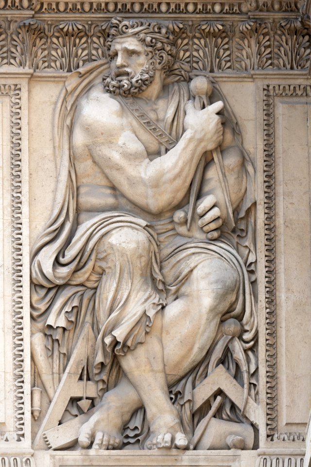 Euclid Goujon Cour Carrée Louvre