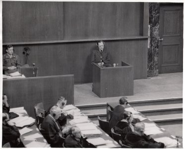 Eugen Kogon, witness in the Doctors' Trial photo