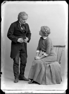 Eugen Nilsson and Maria Sjöberg in 33,333 at Folkteatern 1911 - SMV - NN014