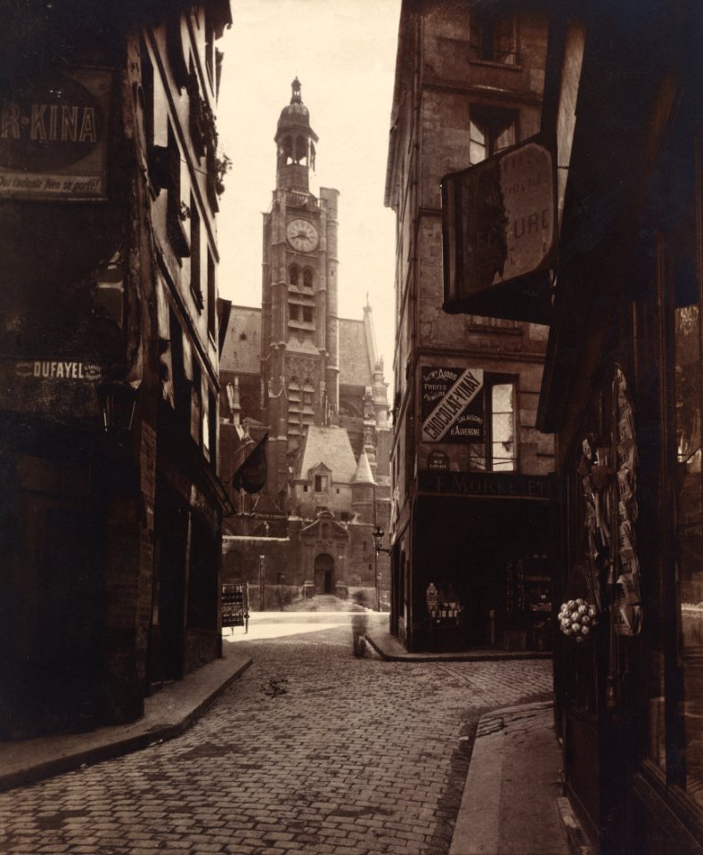 Eugène Atget - Rue de la Montagne-Sainte-Geneviève - 1985.115 - Cleveland Museum of Art