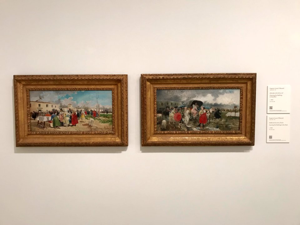 Eugenio Lucas Villaam - Two paintings in Museo Carmen Thyssen Málaga