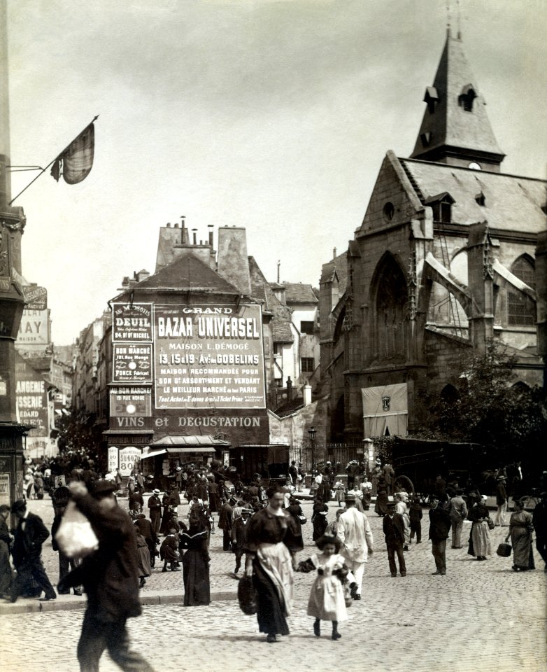 Eugène Atget, Place Saint-Médard, 1898-1900 - Getty Museum