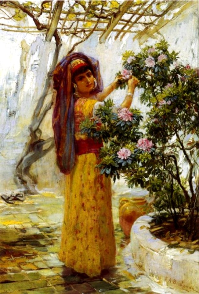 Eugène Alexis Girardet - Dans la cour