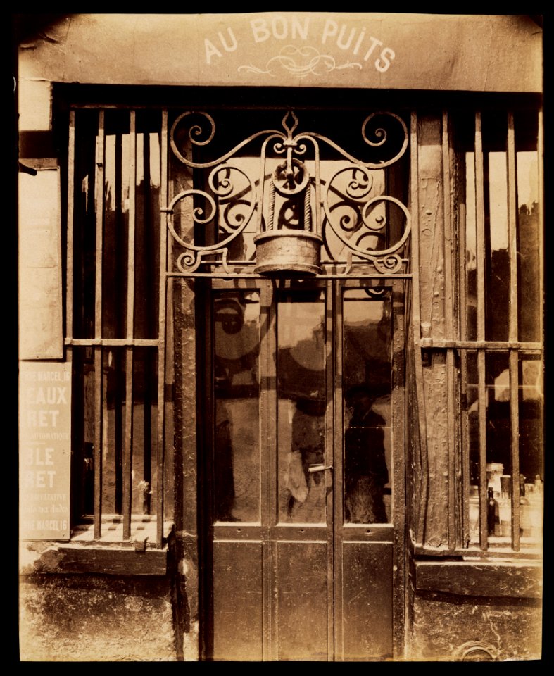 Eugène Atget, Shop Front, rue Michel-Le-Comte - Getty Museum