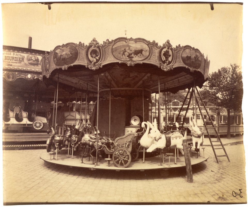 Eugène Atget, Fête du Trône - Getty Museum