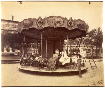 Eugène Atget, Fête du Trône - Getty Museum
