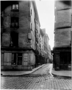 Eugène Atget, Rue Laplace and Rue Valette, Paris, 1926
