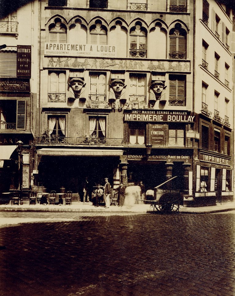 Eugène Atget, House on the Place du Caire - Getty Museum