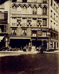 Eugène Atget, House on the Place du Caire - Getty Museum