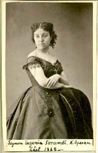 Eugénia Sorandi, porträtt - SMV - H7 191