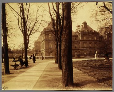 Eugène Atget, Luxembourg Gardens - Getty Museum
