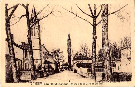 Eugénie-les-bains (Landes) - avenue de la Gare 1