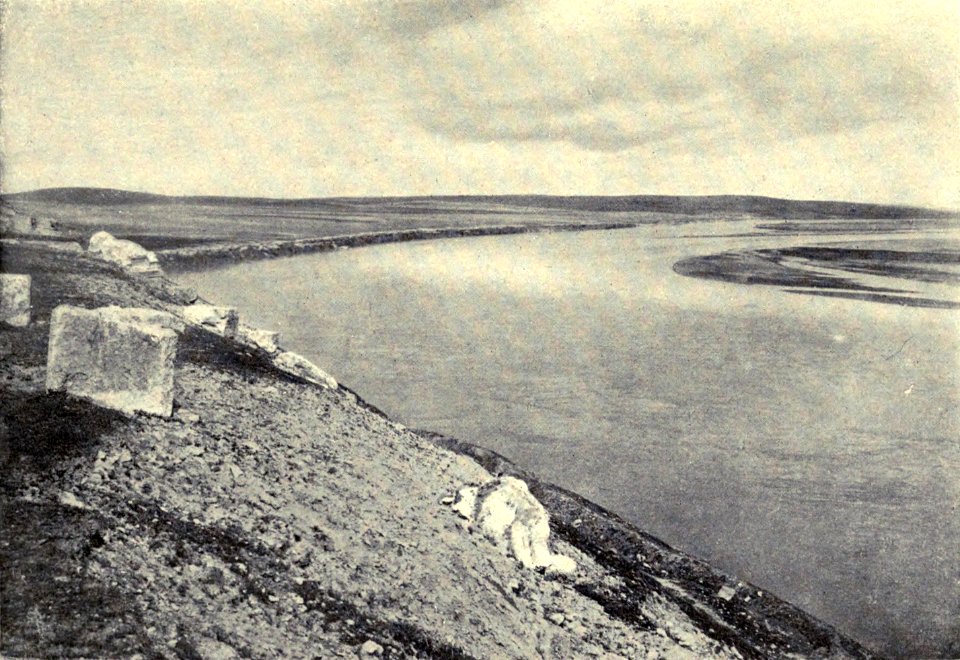 Euphrates from The Mound of Carchemish. Accidents of an antiquary's life. 1910