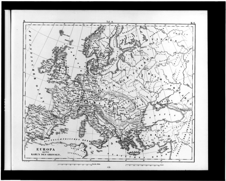 Europa zur zeit Karl's des Grossen - G. Heck, dirt. LCCN95522158