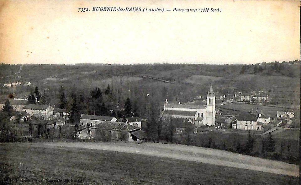 Eugénie-les-bains (Landes) - vue générale 2