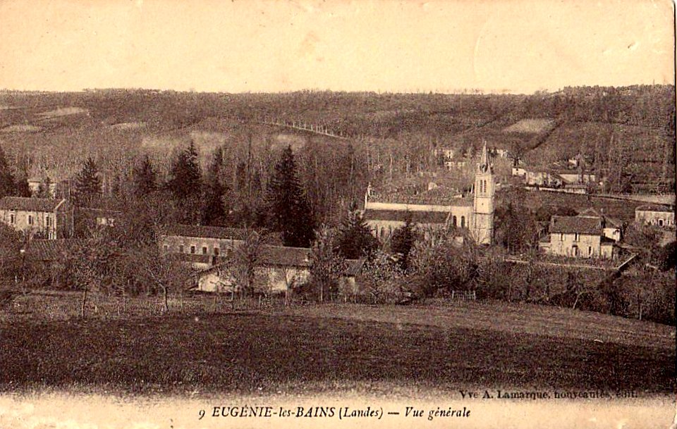 Eugénie-les-bains (Landes) - vue générale 1