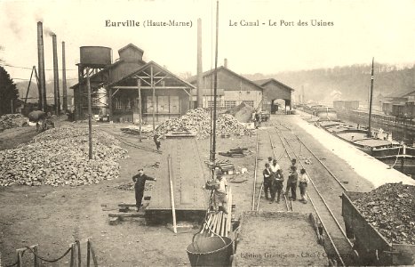 Eurville (Haute-Marne) Le Canal - Le Port des Usines