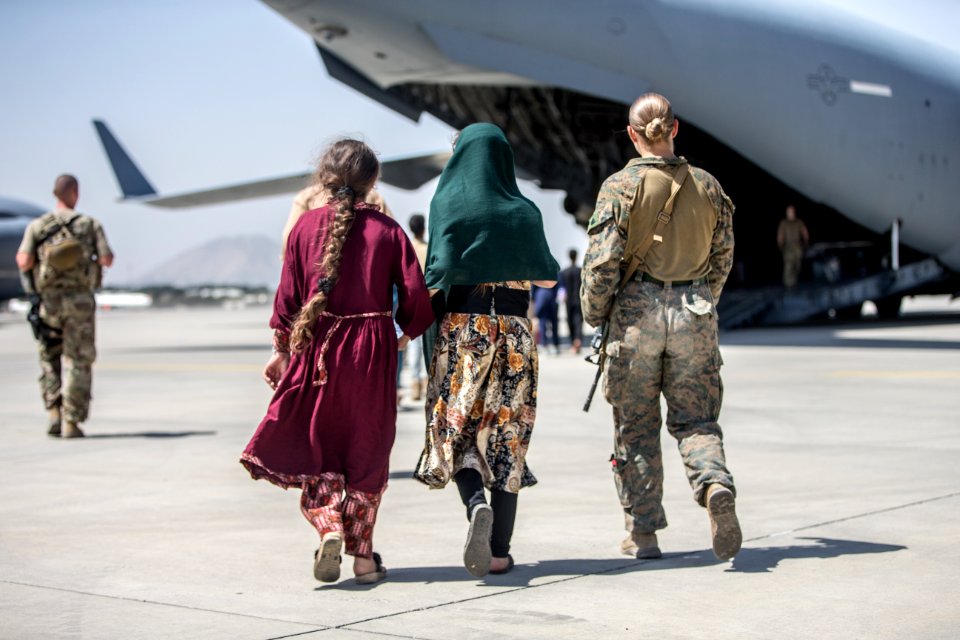 Evacuation at Hamid Karzai International Airport 210824-M-GQ845-1048