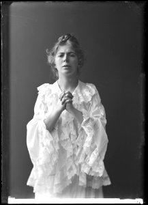 Eva Nilsson in Bröllopsnatten at Södra teatern 1905 - SMV - GN015
