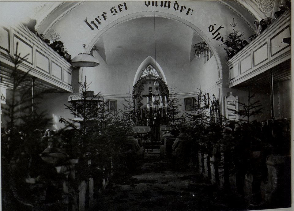 Evang.Festgottesdienst, 27-1.1917.in Jakobeny(KAISER WILHELM II.Geburts) (BildID 15449970)