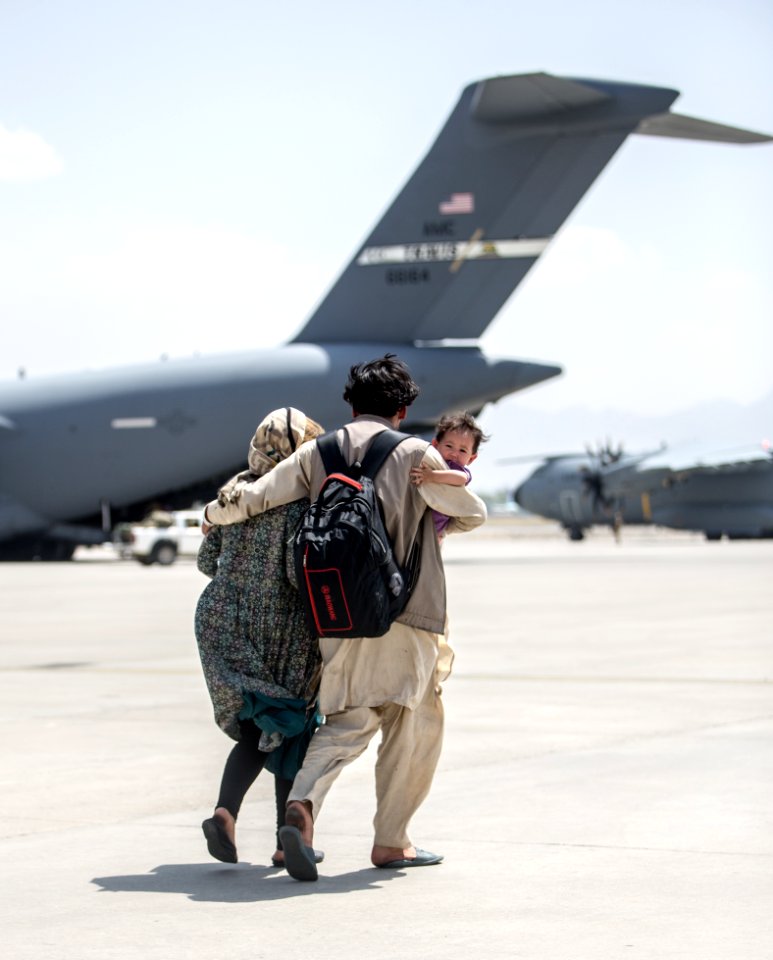 Evacuation at Hamid Karzai International Airport 210822-M-GQ845-1026
