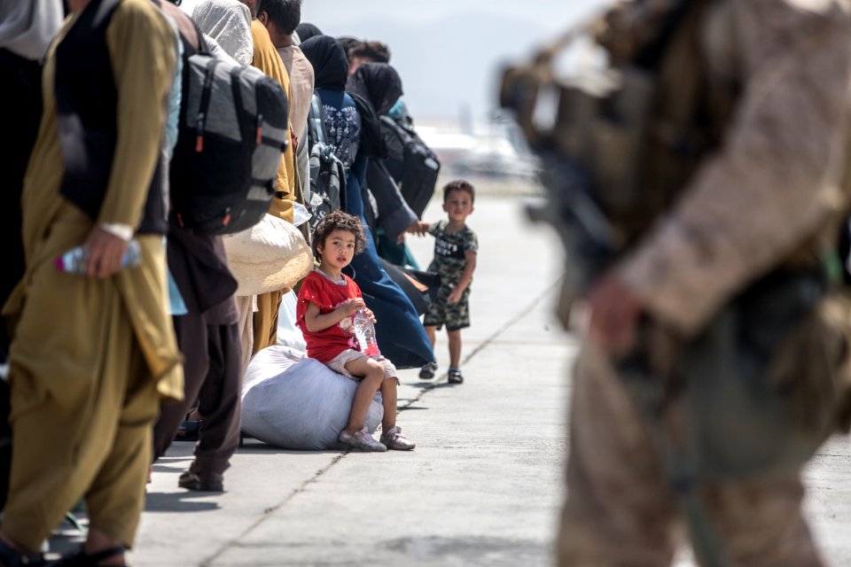 Evacuation at Hamid Karzai International Airport 210822-M-GQ845-1038