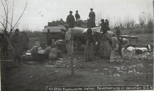 Evakuierte italien. Bevölkerung in Venetien 12.2.18. (BildID 15615084)