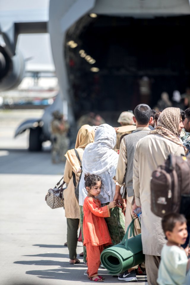 Evacuation at Hamid Karzai International Airport 210822-M-GQ845-1030