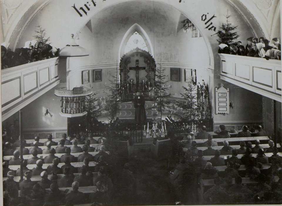 Evang.Festgottesdienst, 27-1.1917.in Jakobeny(KAISER WILHELM II.Geburts) (BildID 15449991)