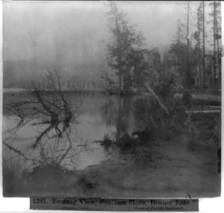 Evening View, Southern Shore, Donner Lake - Central Pacific Railroad LCCN2002723865