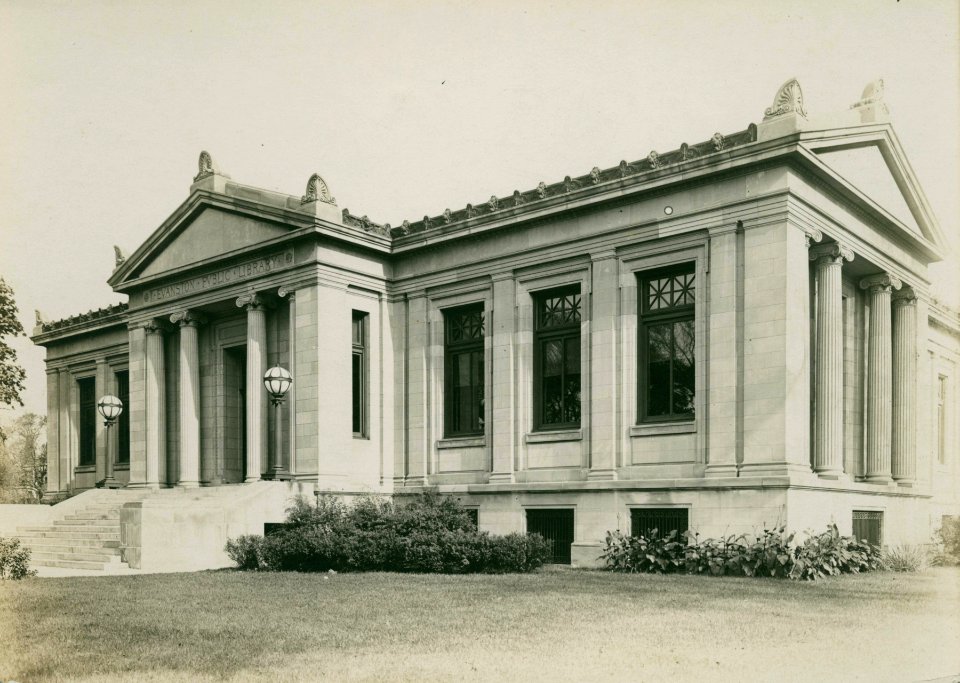 Evanston Public Library, Evanston, Illinois, early 20th century (NBY 806)