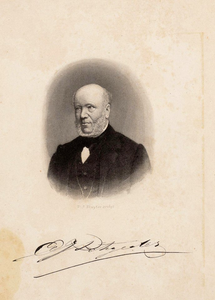 Everardus Johannnes Potgieter by Dirk Jurriaan Sluyter, Afb 010097009001