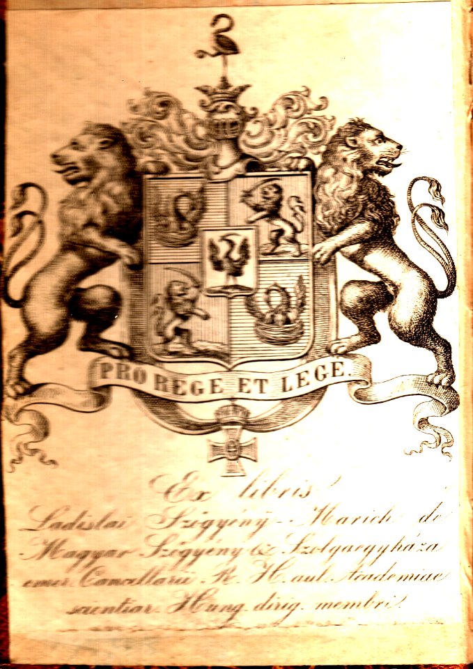 Ex libris Szőgyény-Marich László