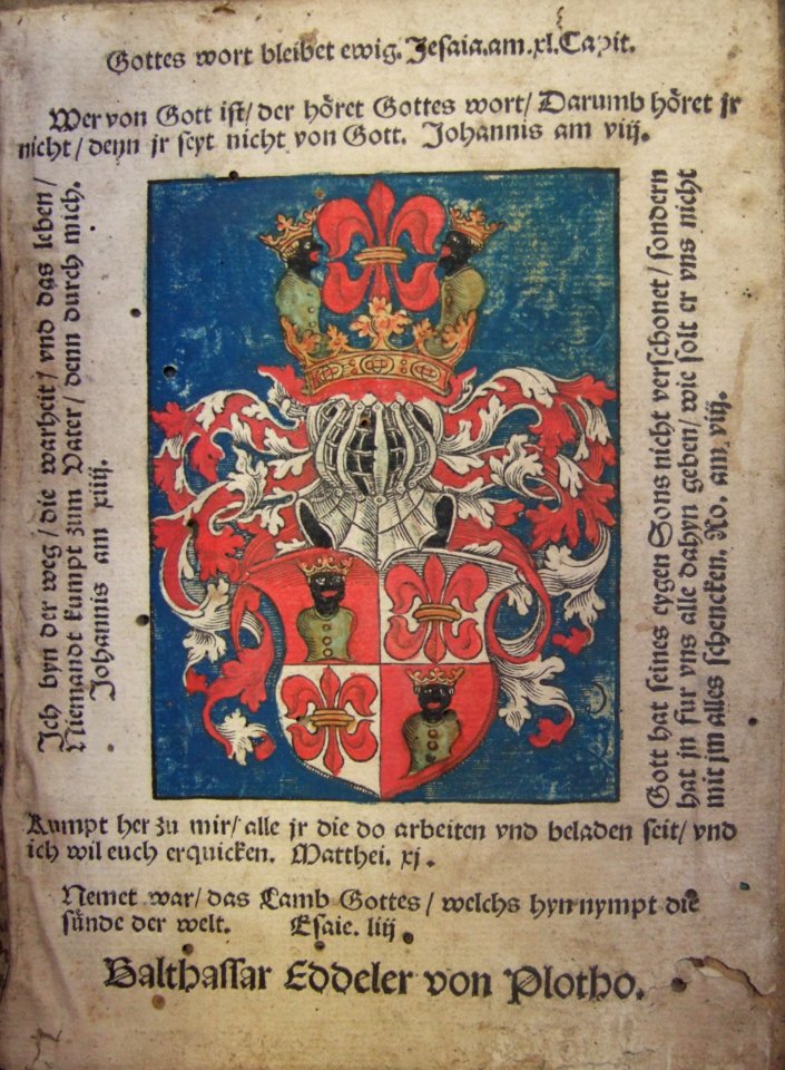 Ex libris de Balthasar Edler von Plotho (....-15..) 2