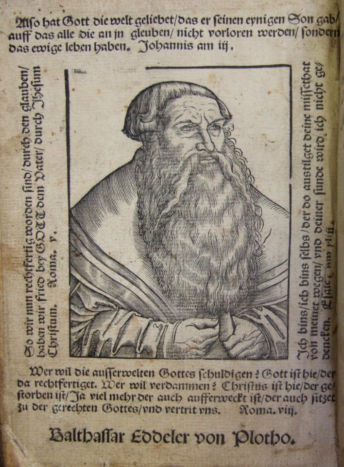 Ex libris de Balthasar Edler von Plotho (....-15..) 1