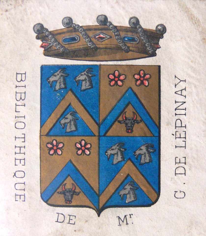 Ex-libris M. de L'Epinay