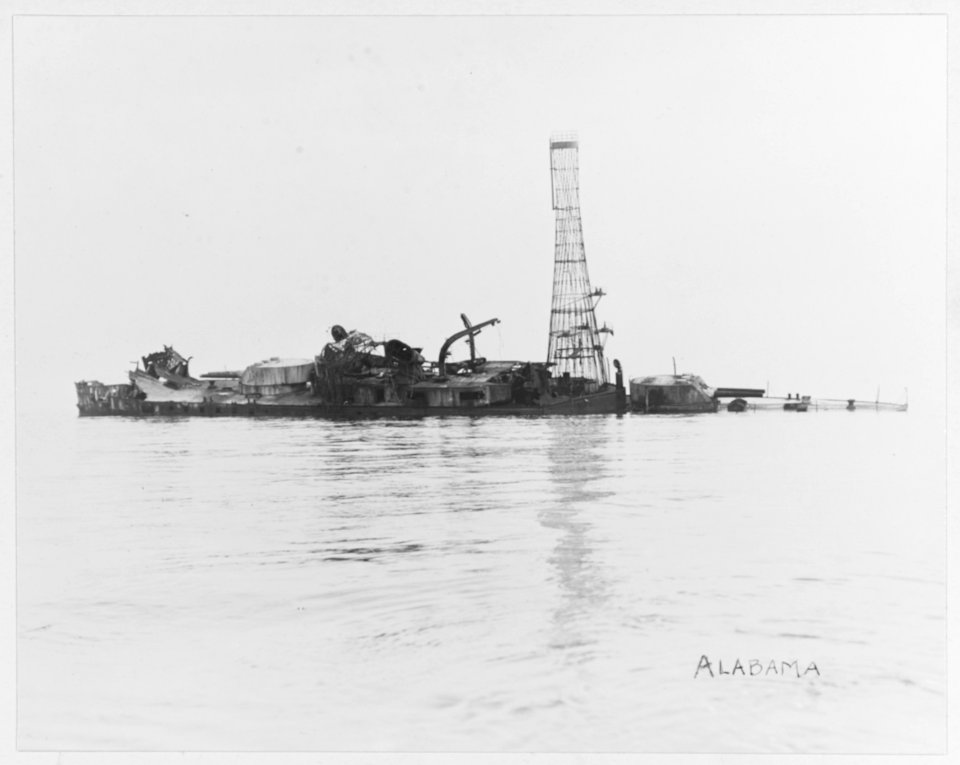 Ex-USS Alabama (BB-8) - NH 57492