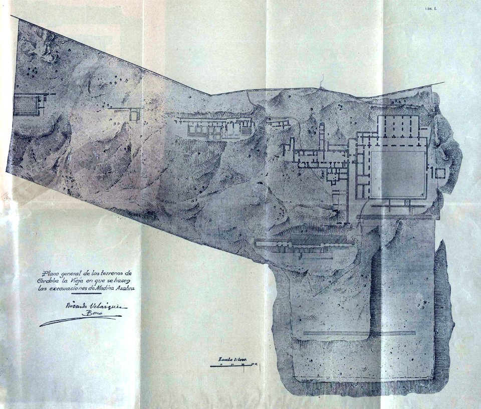 Excavaciones en Medina Azahara - Lámina 01